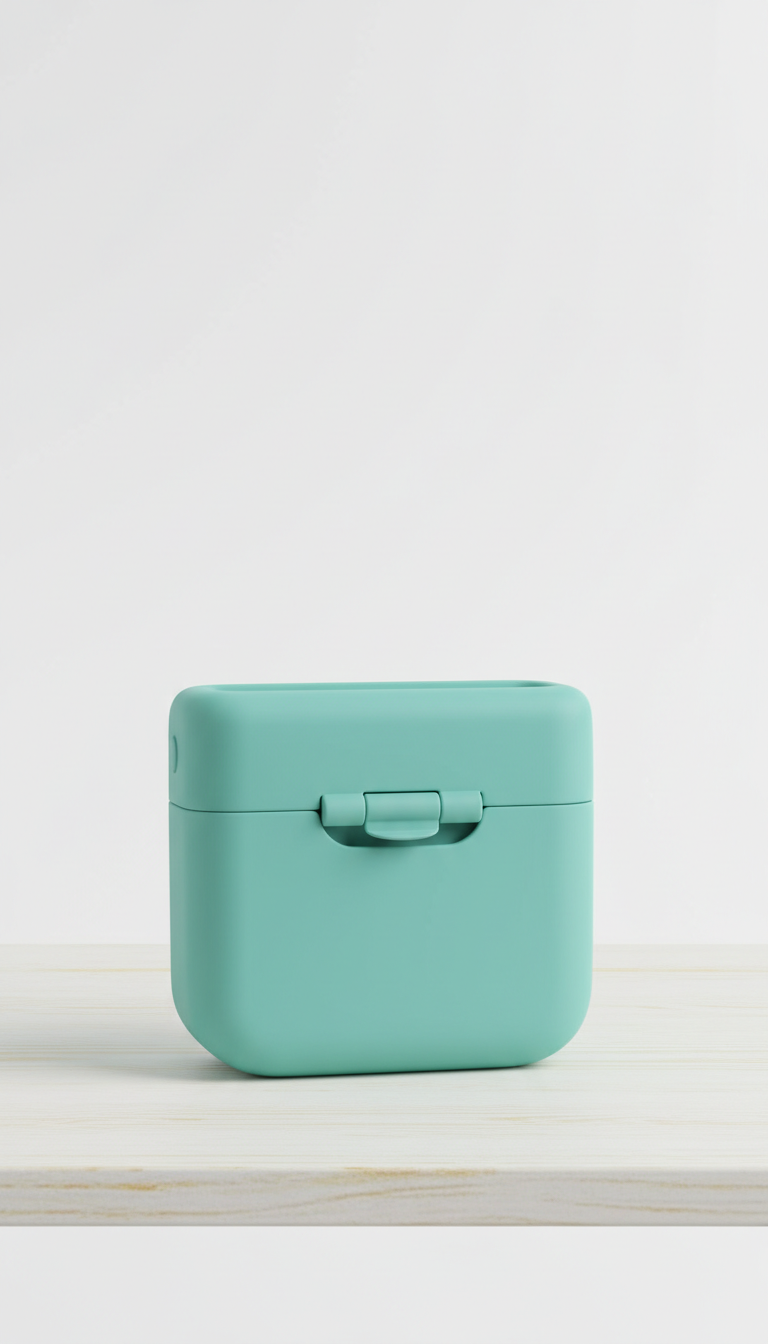 Silicone Treat Pouch in Minty Teal