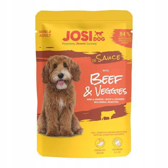 Josi Dog Mini Adult Pouch in Sauce