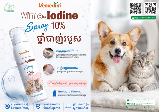 Vime-Iodine Antiseptic Spray 10%