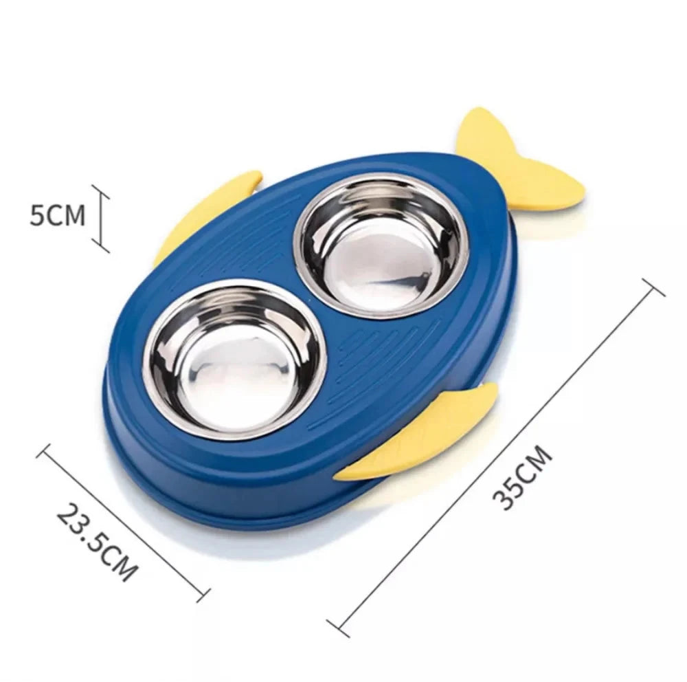 Fish-Shape Pet Bowl