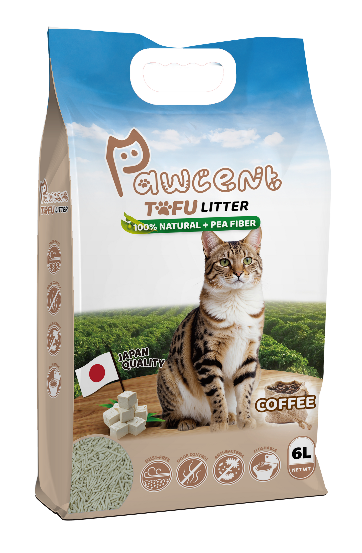 Pawcent Tofu Cat Litter