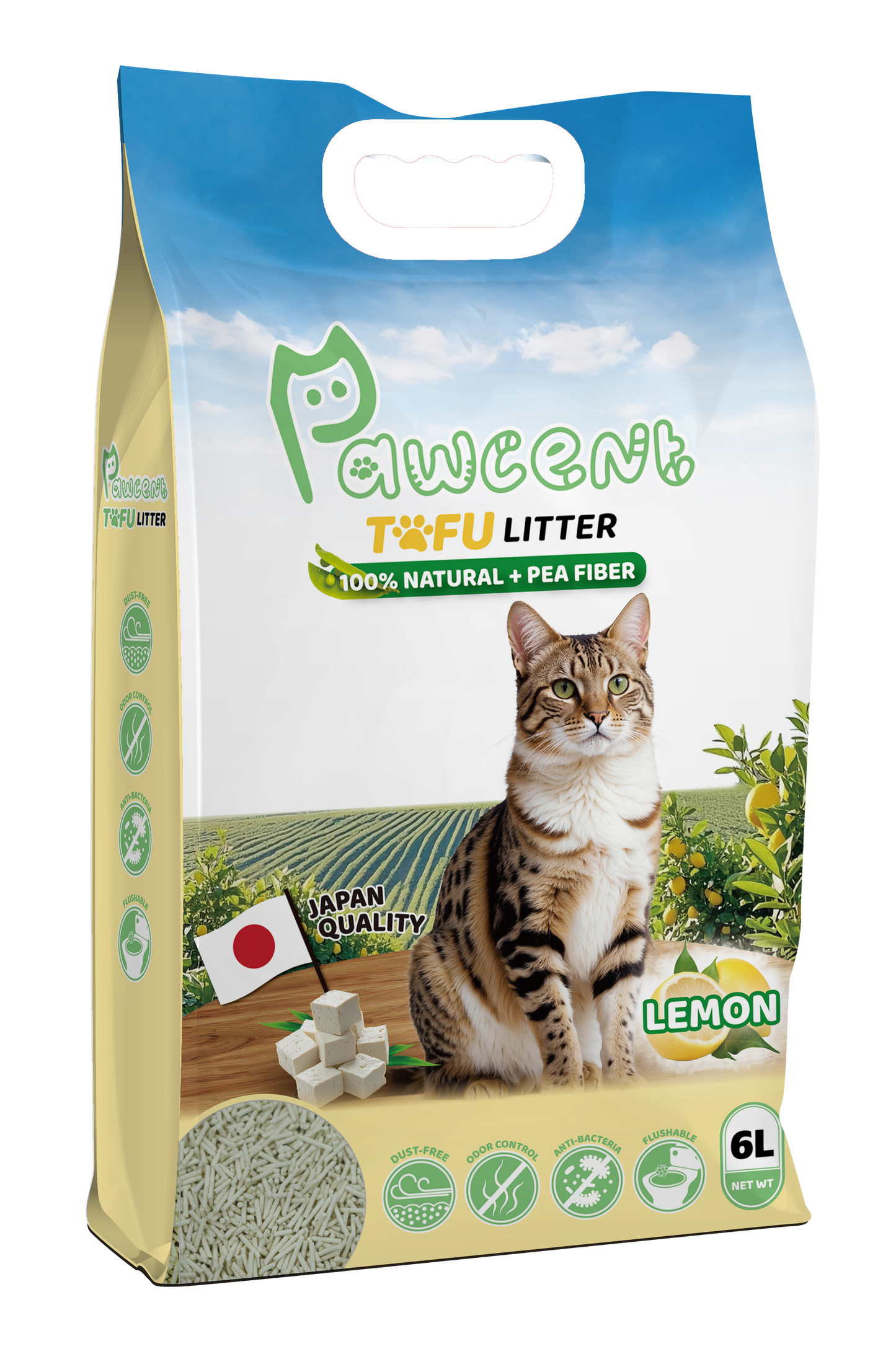 Pawcent Tofu Cat Litter