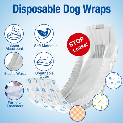 Pet Soft Male Disposal Wrap