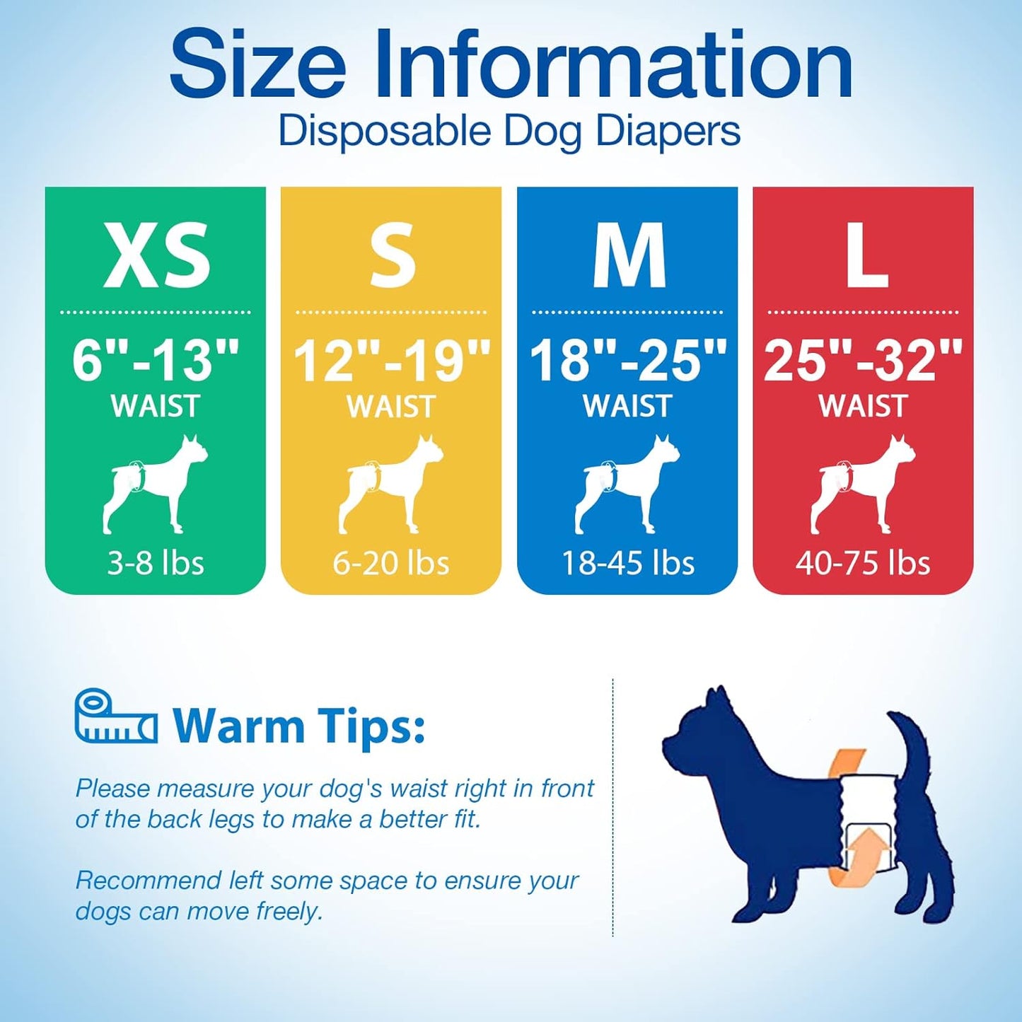 Pet Soft Male Disposal Wrap