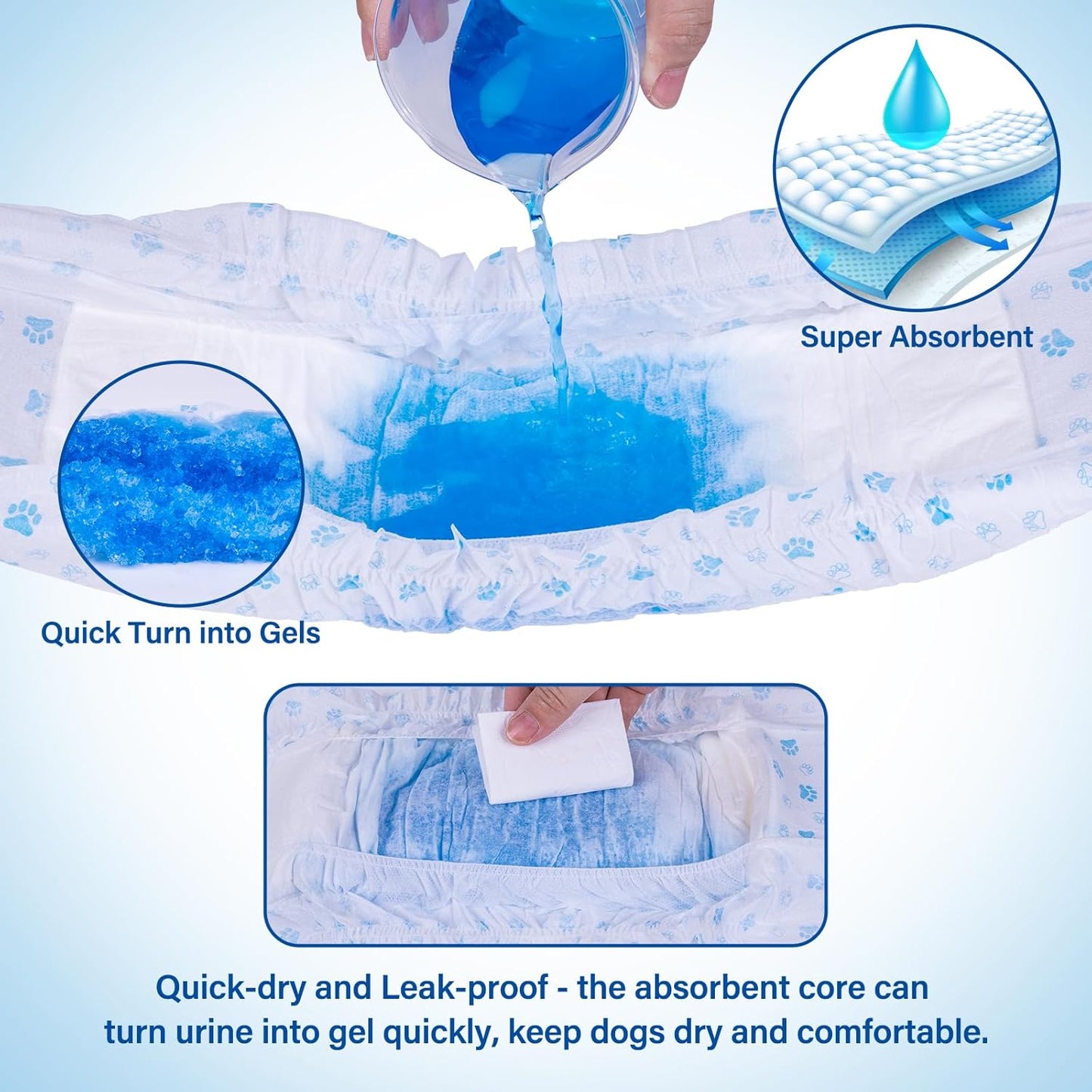 Pet Soft Male Disposal Wrap