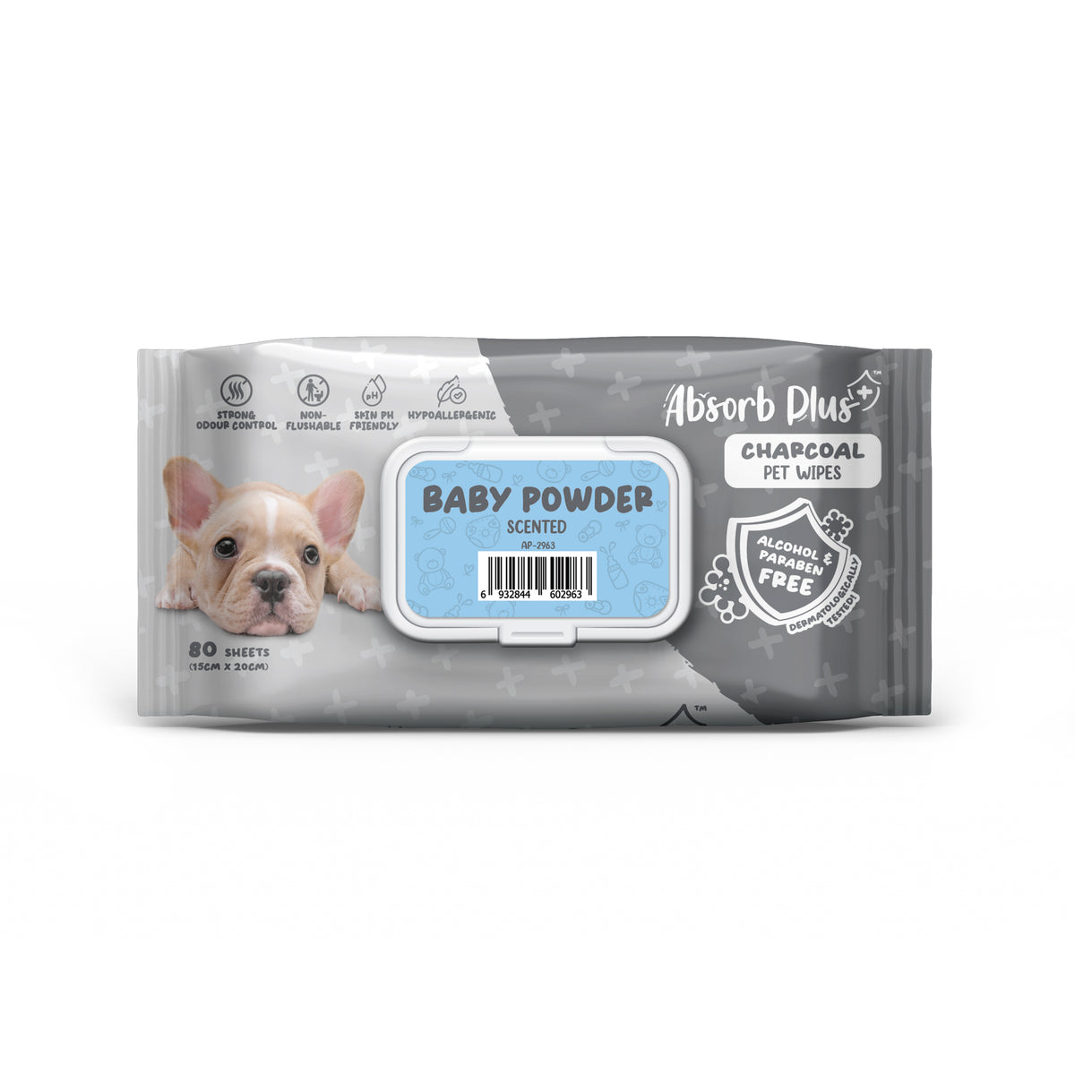 Charcoal Pet Wipes