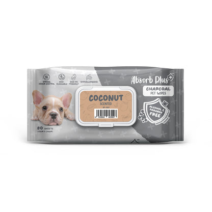 Charcoal Pet Wipes