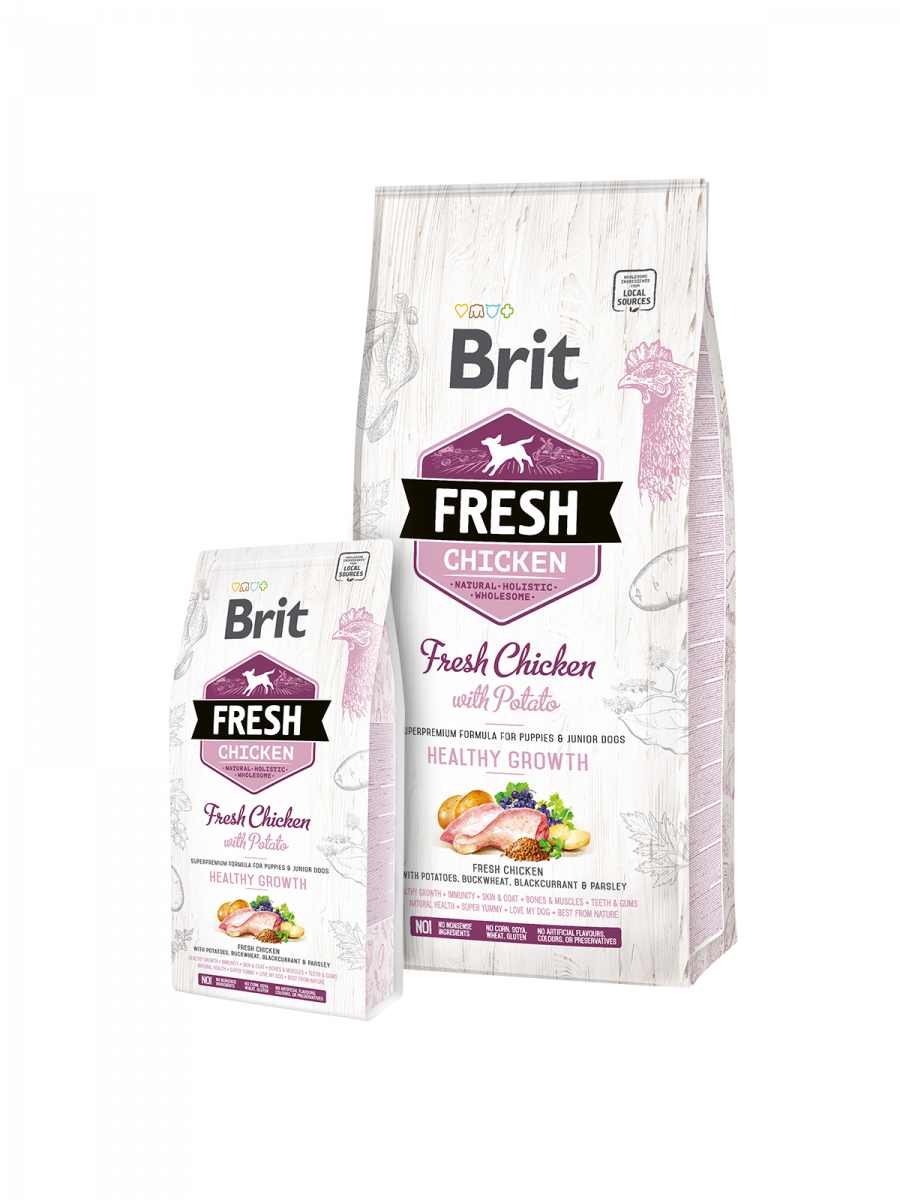 Brit Fresh Chicken with Potato Puppy