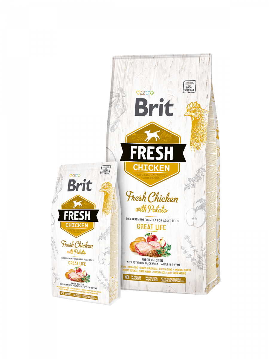 Brit Fresh Chicken with Potato Adult Great Life