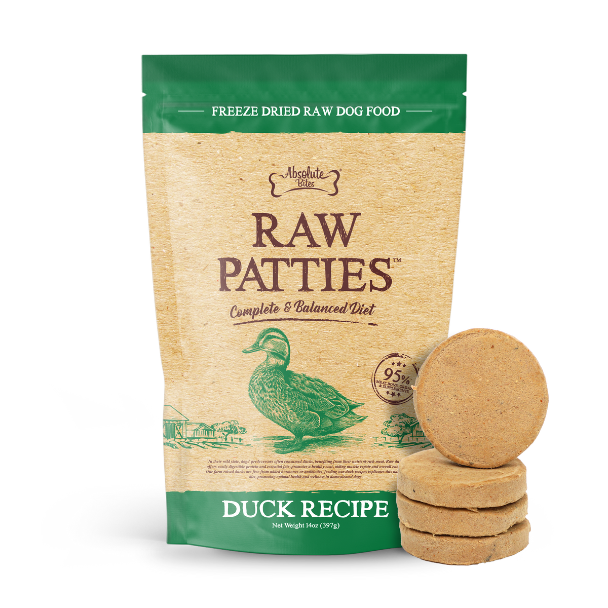 Absolute Bites Raw Patties