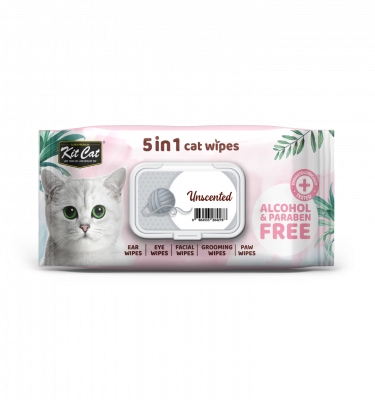 Kit Cat 5 in 1 Cat Wipes