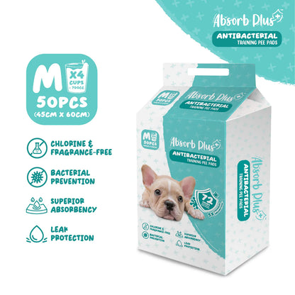 Absorb Plus Antibacterial Pee Pad Sheets
