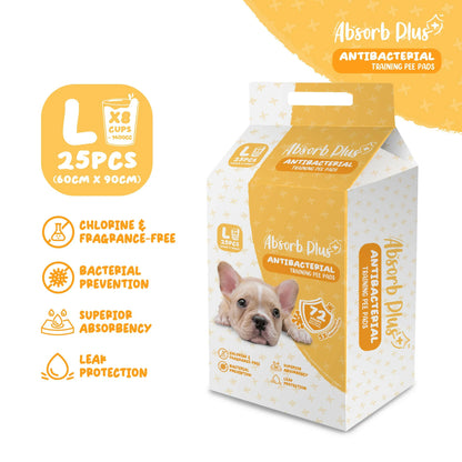 Absorb Plus Antibacterial Pee Pad Sheets