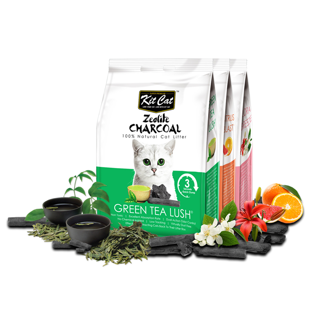 Kit Cat Zeolite Charcoal Cat Litter