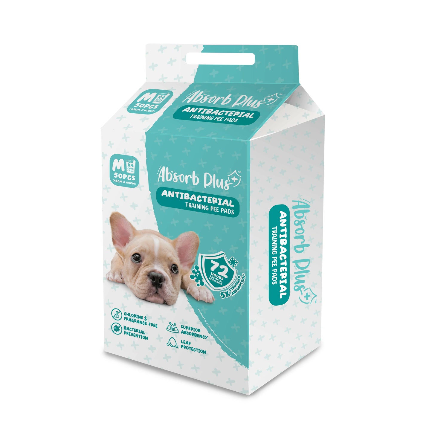 Absorb Plus Antibacterial Pee Pad Sheets