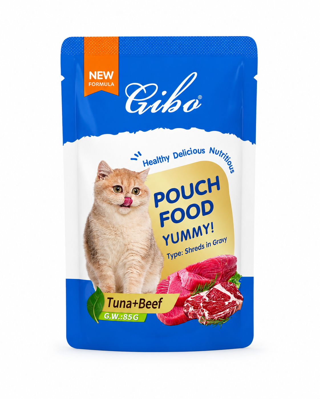 Gibo Cat Premium Shred Gravy