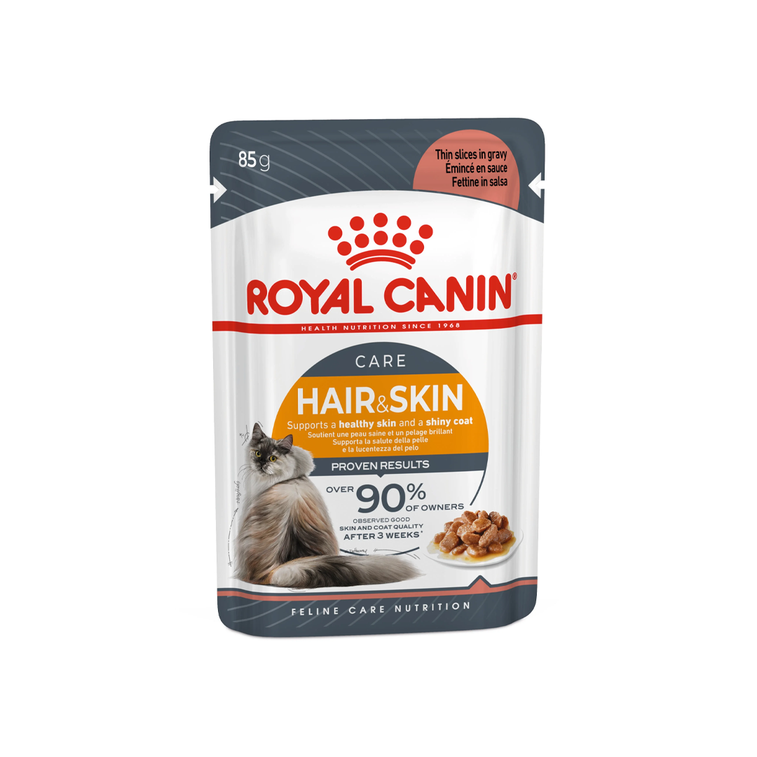 Royal Canin Hair & Skin Cat in Gravy