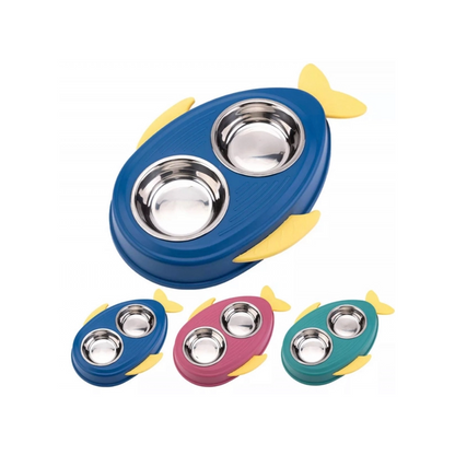 Fish-Shape Pet Bowl