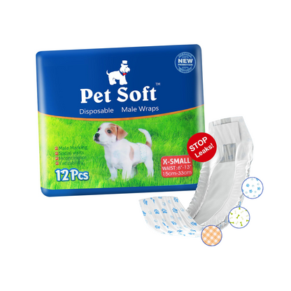 Pet Soft Male Disposal Wrap