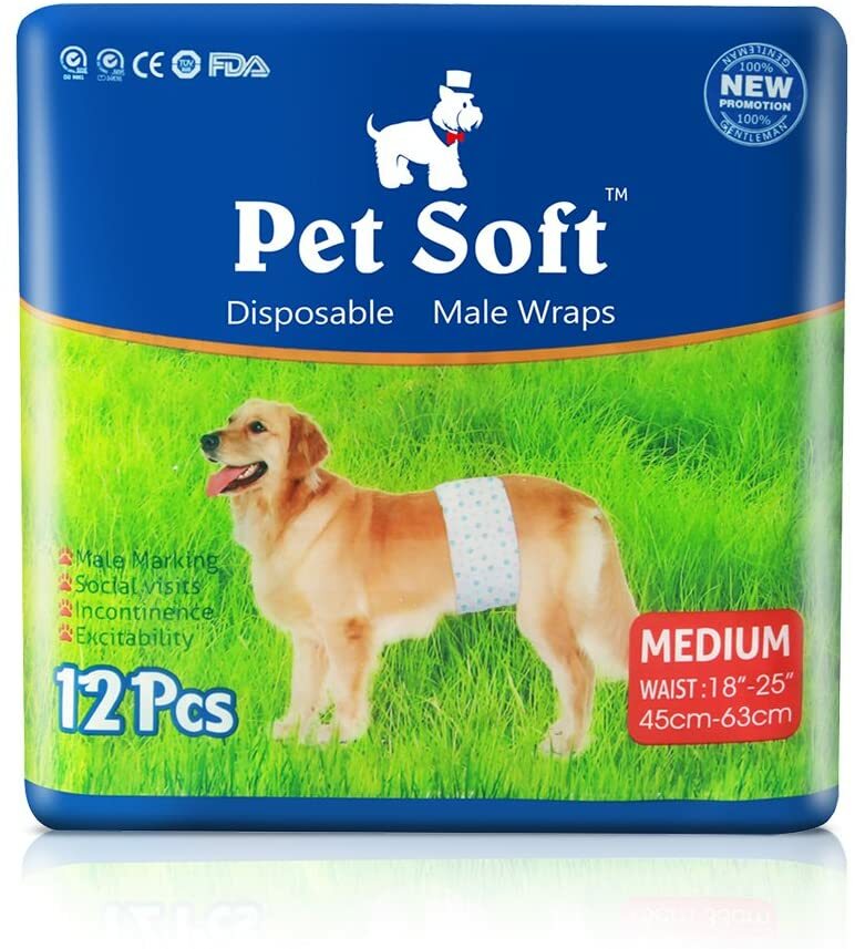 Pet Soft Male Disposal Wrap