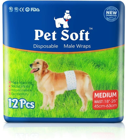 Pet Soft Male Disposal Wrap